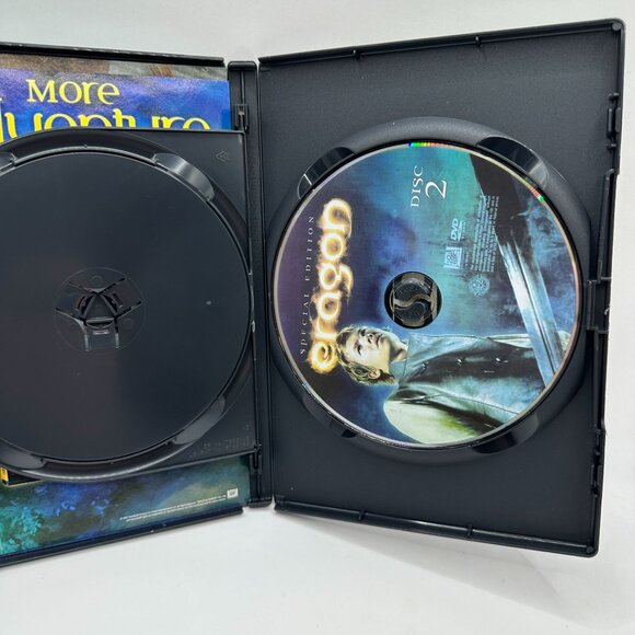 Eragon Special Edition DVD Region 1 2006 Fantasy Adventure 2 Disc Set PG Movie - Picture 7 of 7